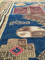 6'4 x 8'6 Antique Soumak flat weave rug (#974T) - Blue Parakeet Rugs