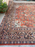 11'1 x 18'6 Antique Palatial Mahal rug #2192 / 11x19 Vintage Rug - Blue Parakeet Rugs