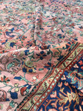 10'2 x 13'5 Antique Persian pink Mahal Rug (#593) - Blue Parakeet Rugs