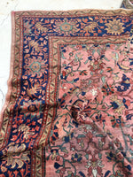 10'2 x 13'5 Antique Persian pink Mahal Rug (#593) - Blue Parakeet Rugs