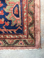 10'2 x 13'5 Antique Persian pink Mahal Rug (#593) - Blue Parakeet Rugs