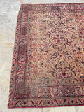 8 x 9'10 Antique Persian Kerman Lavar rug #2361 / 8x10 Persian Rug - Blue Parakeet Rugs