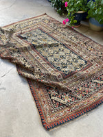 4'3 x 6'1 Antique Caucasian Rug #2883