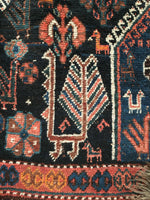 7x10 Antique Shiraz Tribal Rug (#1279) - Blue Parakeet Rugs