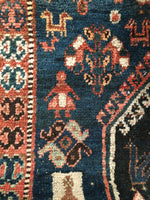 7x10 Antique Shiraz Tribal Rug (#1279) - Blue Parakeet Rugs