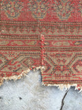 2’7 x 14’2 Skinny antique runner (#580) - Blue Parakeet Rugs