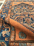 2’7 x 4’2 antique Kurdish rug (#557) - Blue Parakeet Rugs